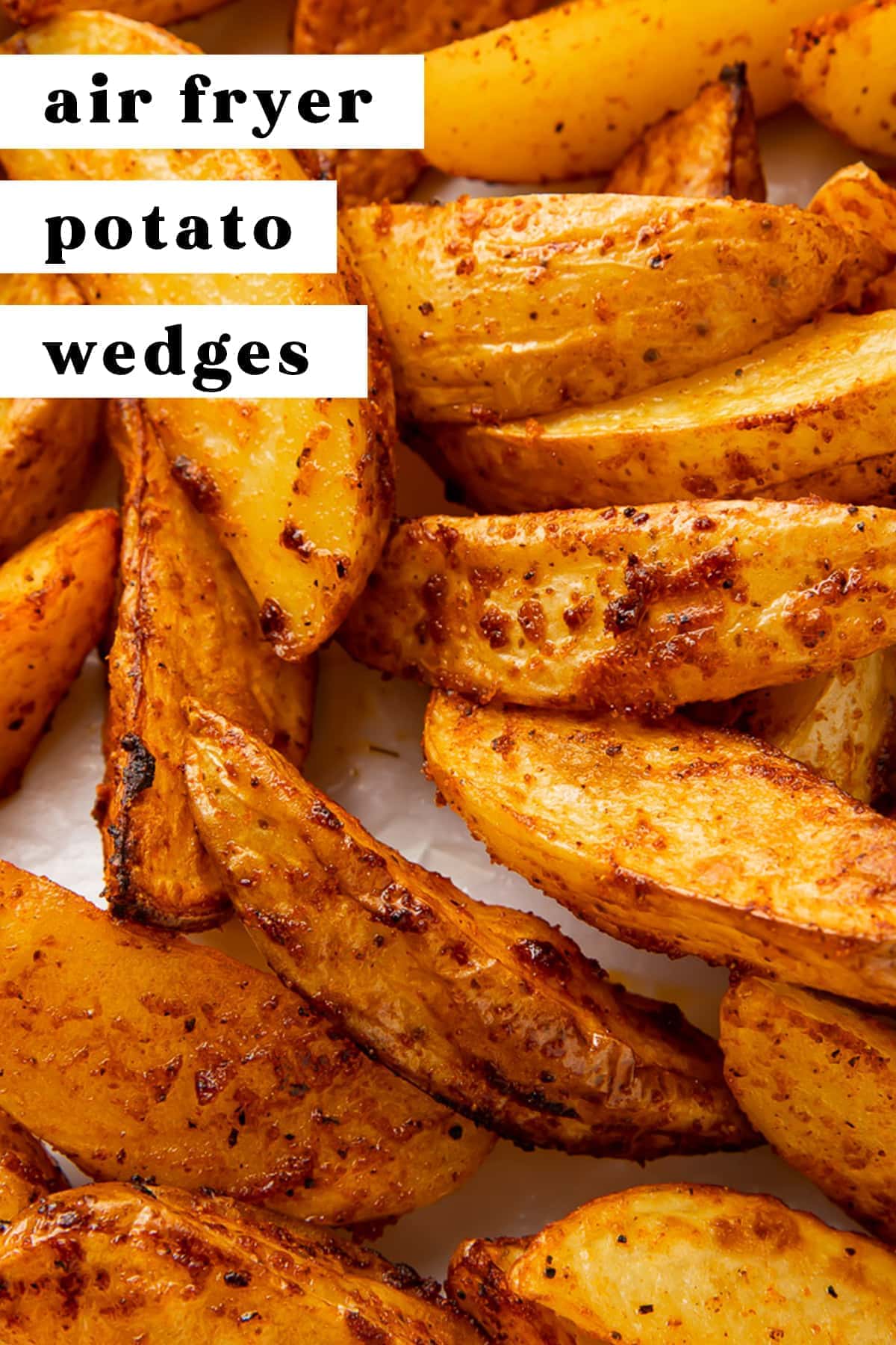 Air Fryer Potato Wedges with Seasoning - 40 Aprons