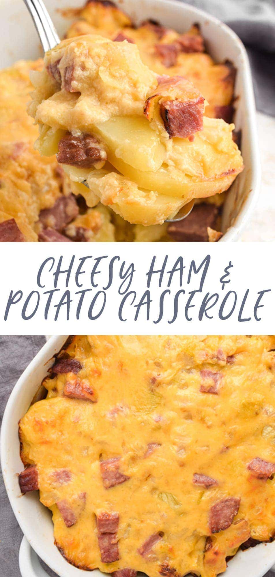Cheesy Ham and Potato Casserole - 40 Aprons