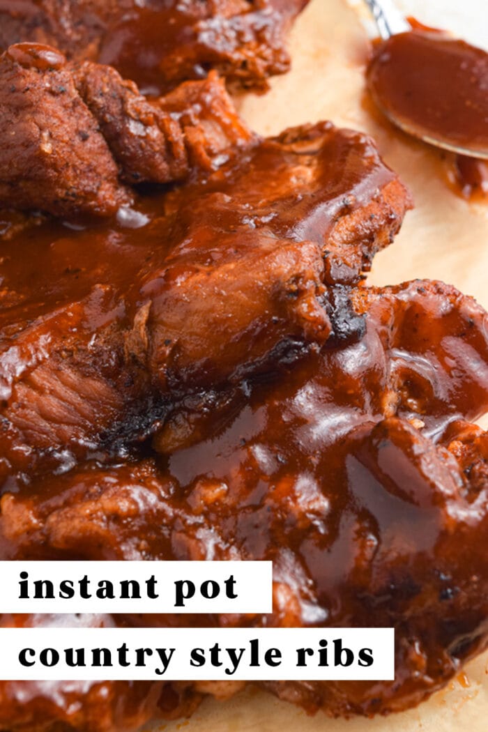 Instant Pot country style ribs pin