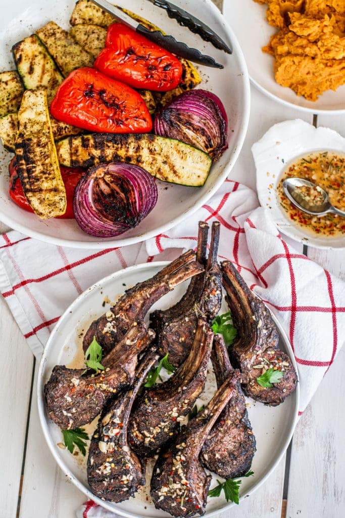 Greek Lamb Chops - Cafe Delites