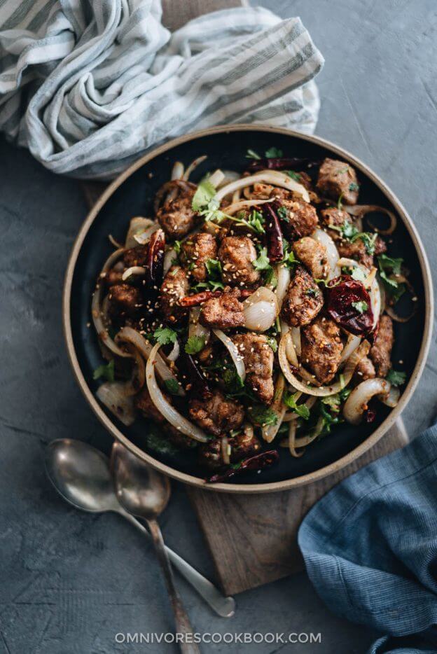 Xinjiang cumin lamb from Omnivore's Cookbook