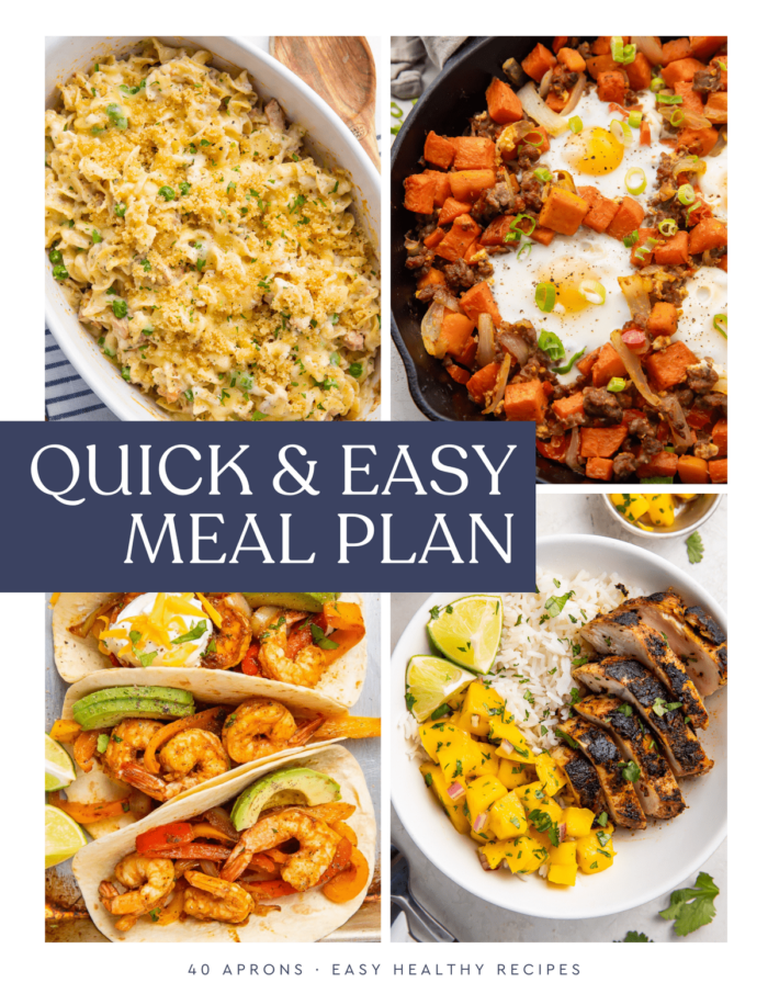 Quick & easy meal plan cover