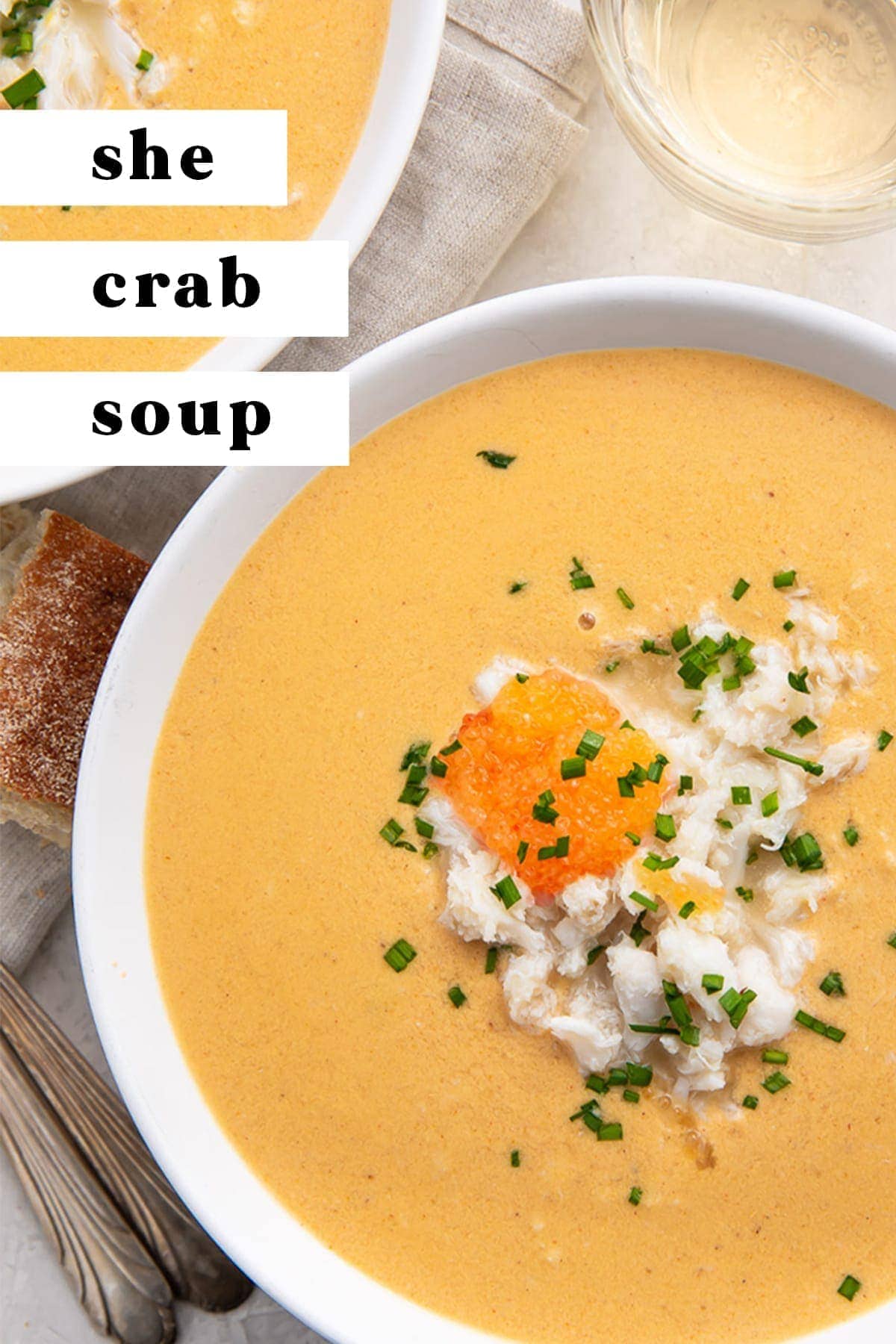 She Crab Soup with Lump Crab and Roe - 40 Aprons