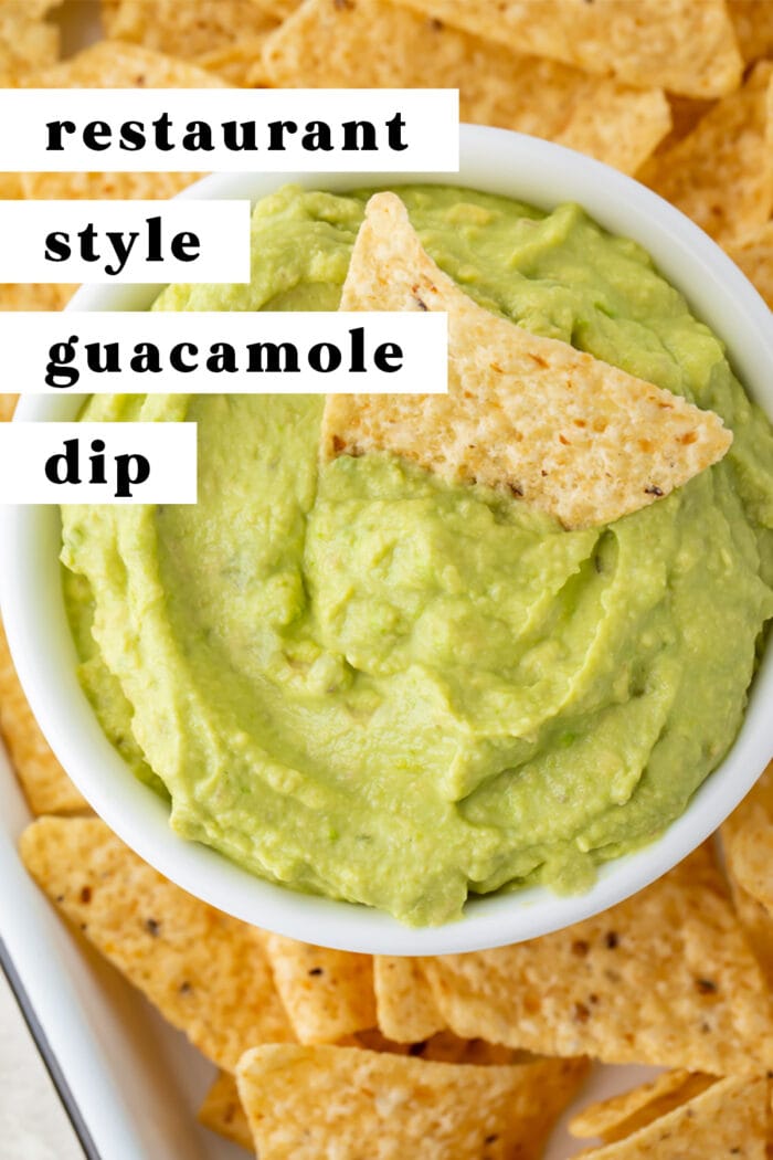 Pin graphic for guacamole dip