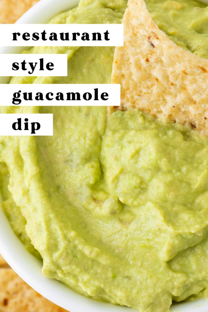 Pin graphic for guacamole dip