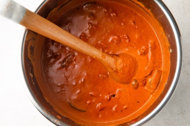 Chicken tikka masala sauce in an Instant Pot