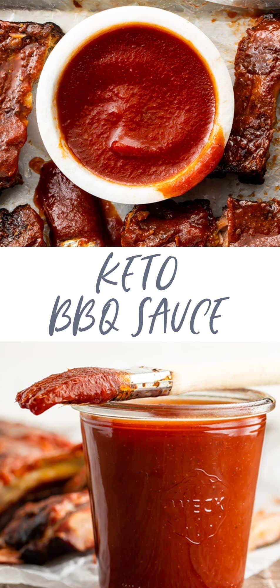 Keto BBQ Sauce (Sugar Free, Low Carb) 40 Aprons