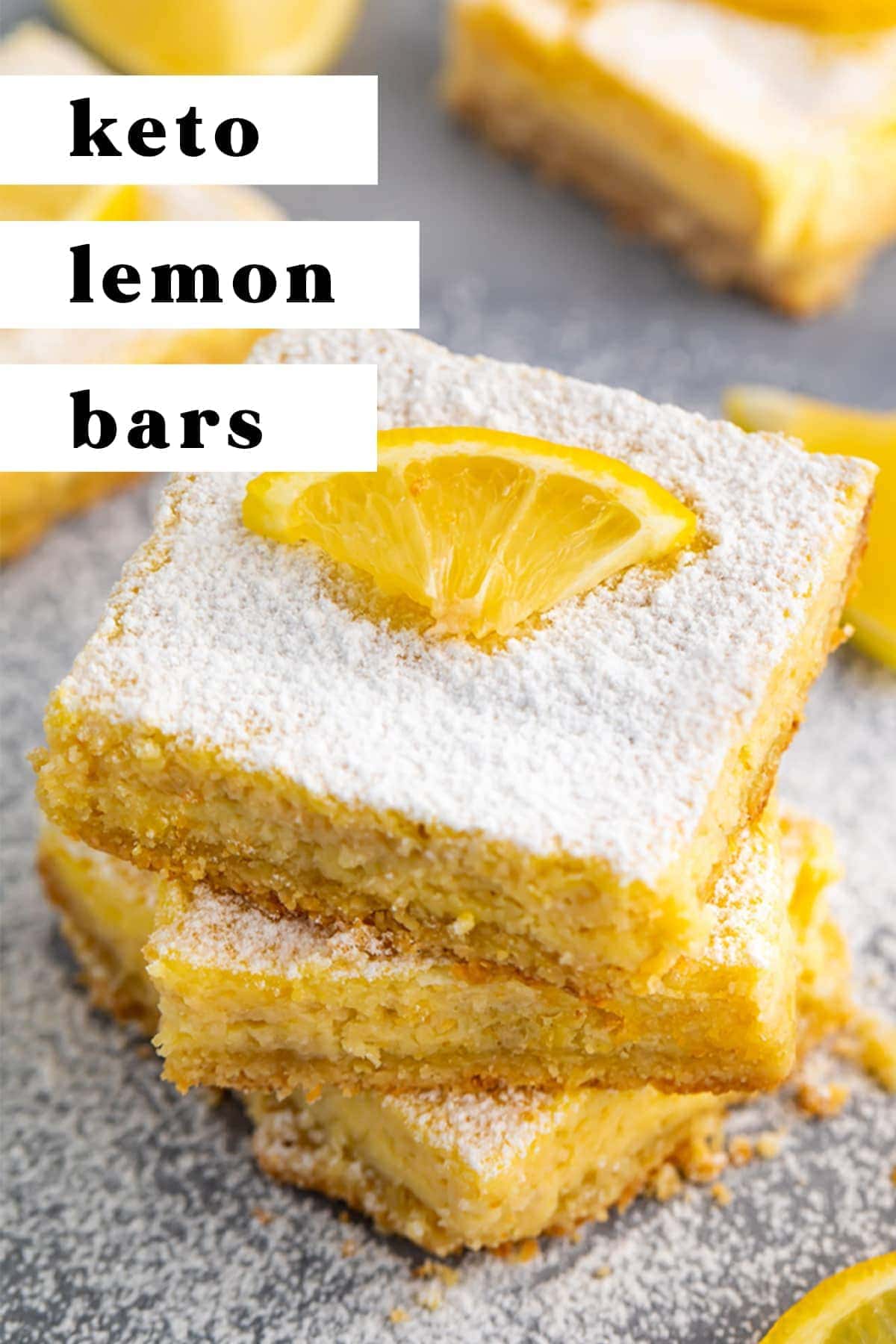 Keto Lemon Bars - 40 Aprons