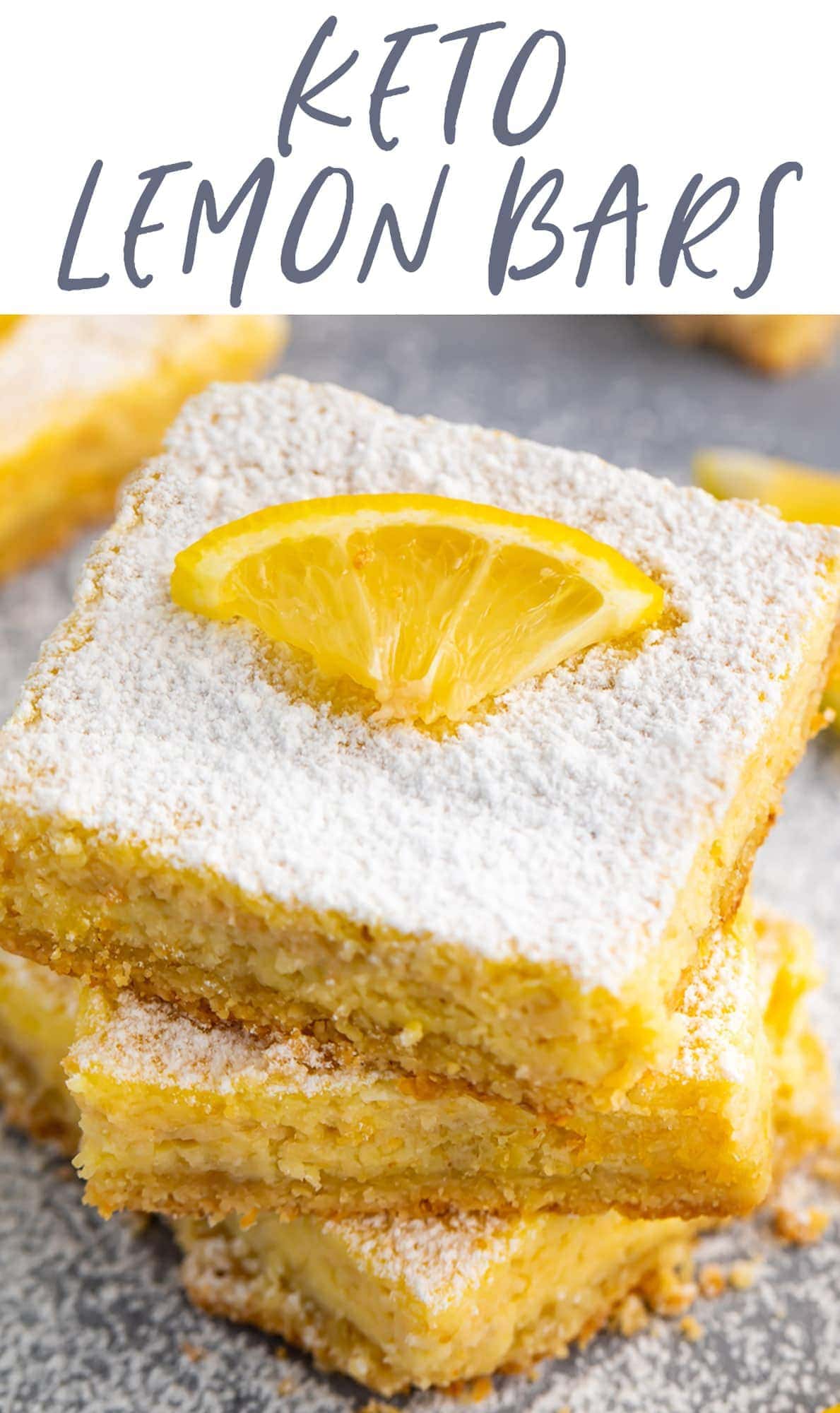 Keto Lemon Bars - 40 Aprons