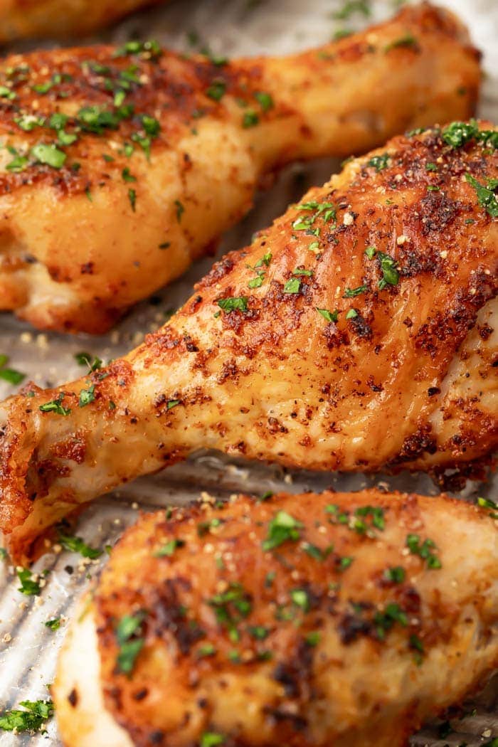 Air fryer chicken legs -  - chicken recipes for dinner with few ingredients