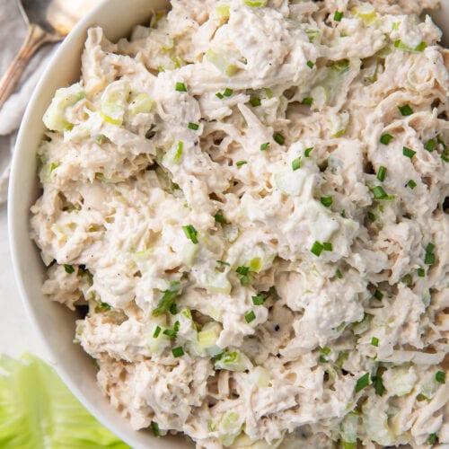 Shredded Chicken Salad (Costco Style) - 40 Aprons