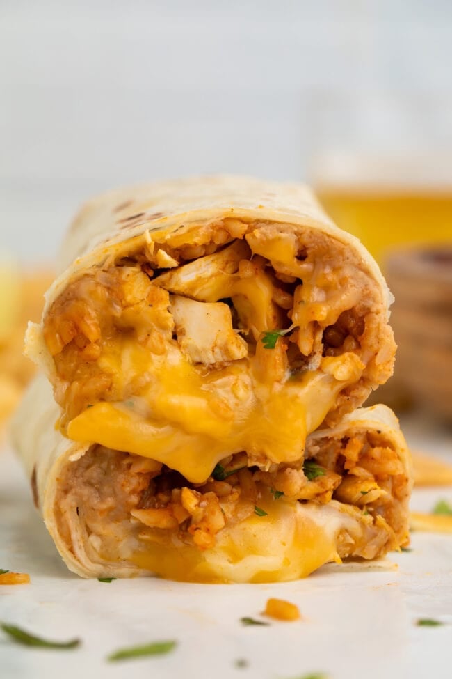 Easy Chicken Burrito Recipe - 40 Aprons