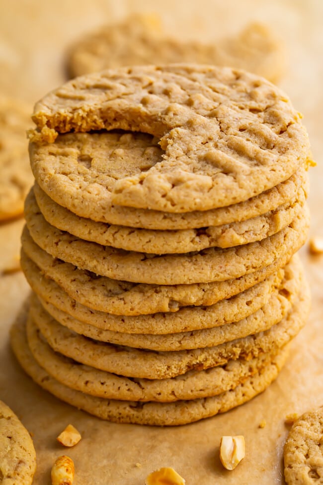 Gluten Free Peanut Butter Cookies Recipe - 40 Aprons