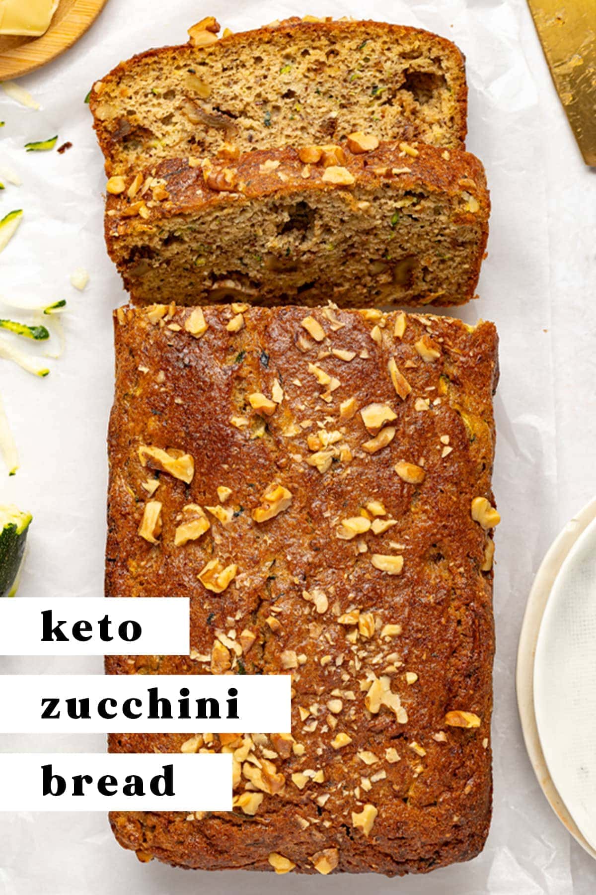 Keto Zucchini Bread - 40 Aprons