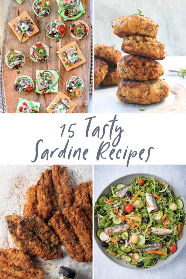 Graphic for 15 tasty sardine recipes post