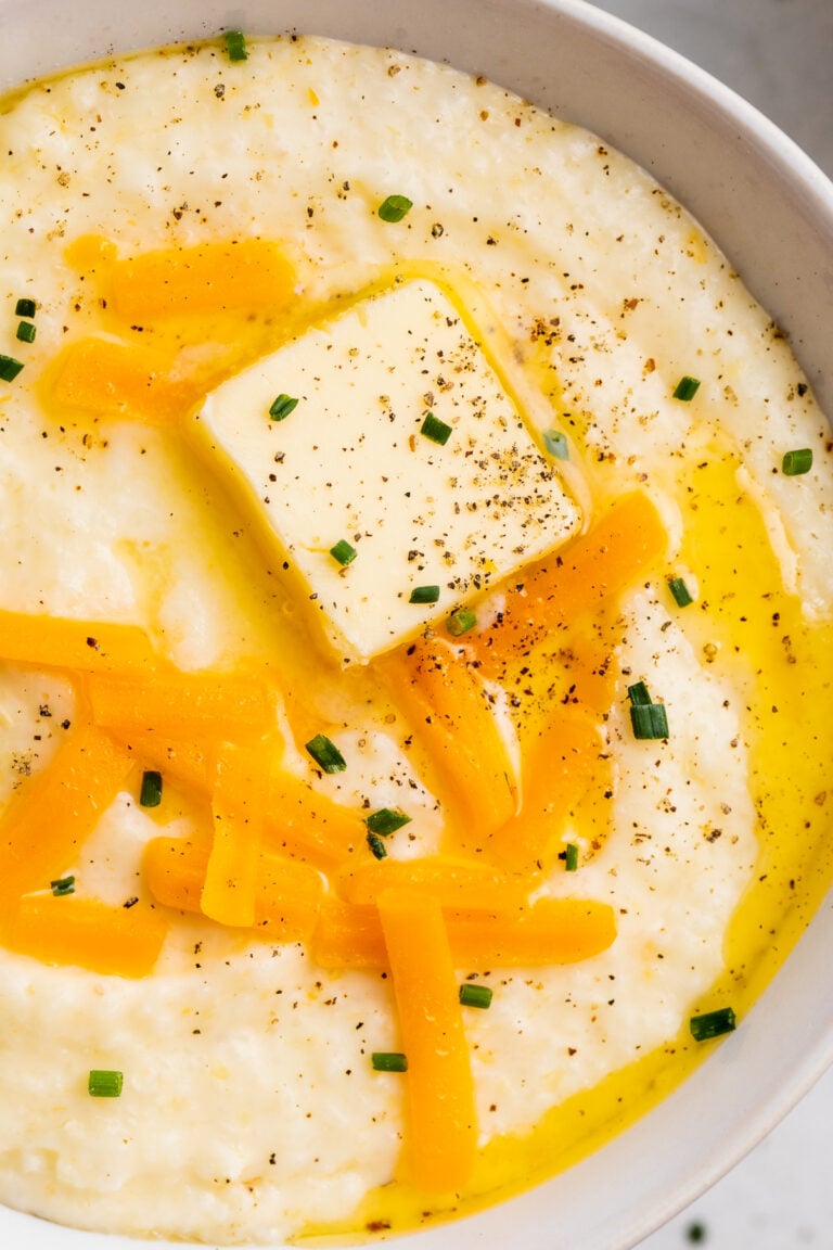 Cheese Grits (Stone-Ground & Quick Grits Options)