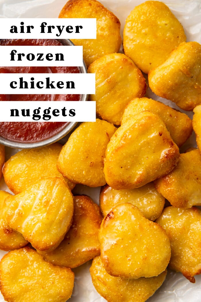 Pin graphics for air fryer frozen chicken nuggets