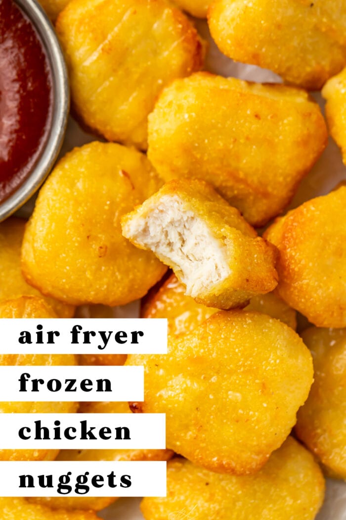 Pin graphics for air fryer frozen chicken nuggets