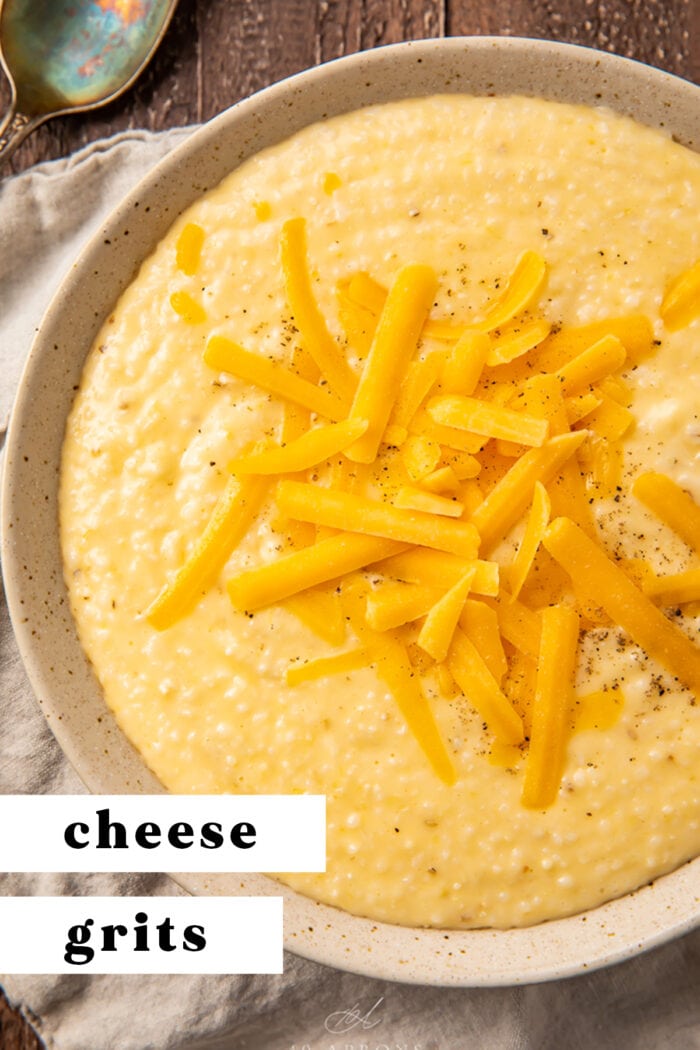 Pin graphic for cheese grits