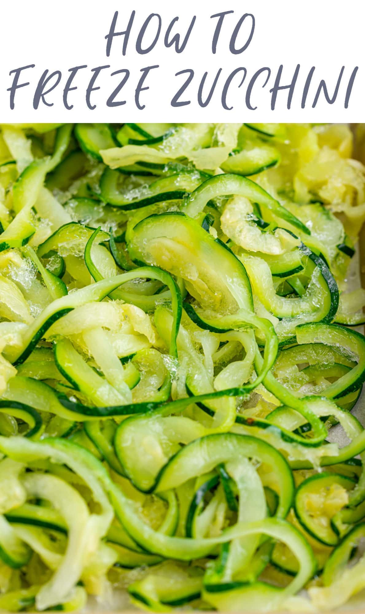 How to Freeze Zucchini (3 Ways) - 40 Aprons