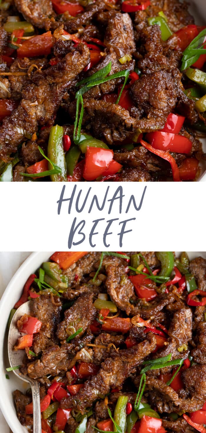 Pin graphic for Hunan Beef