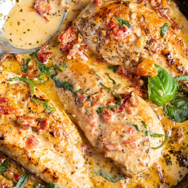 Marry Me Chicken (Chicken in Sun Dried Tomato Cream Sauce) - 40 Aprons