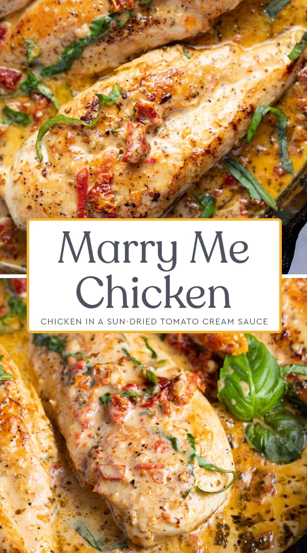 Marry Me Chicken (Chicken In A Sun Dried Tomato Cream Sauce) - 40 Aprons