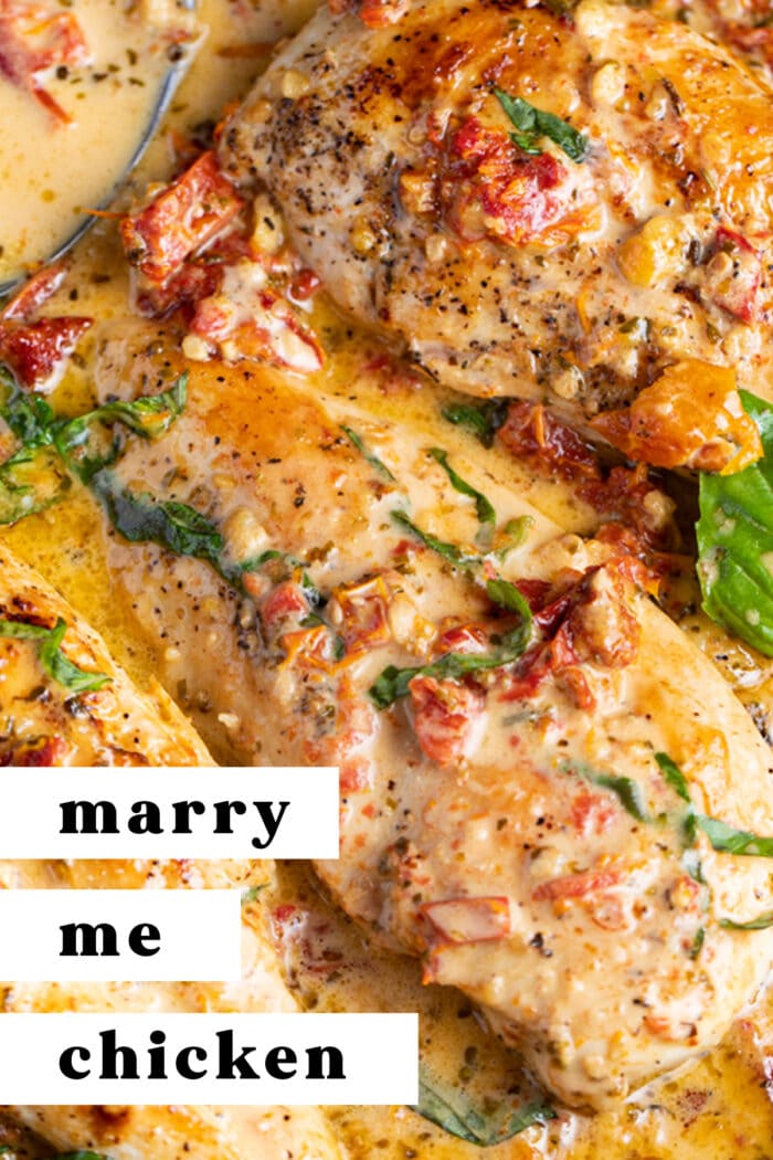 Marry Me Chicken (Chicken in Sun Dried Tomato Cream Sauce) - 40 Aprons