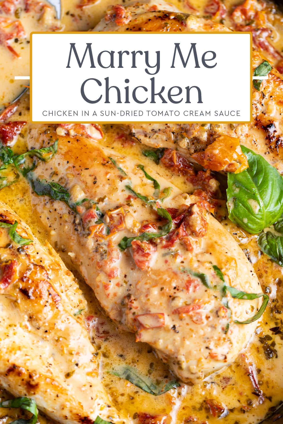 Marry Me Chicken (Chicken in a Sun Dried Tomato Cream Sauce) - 40 Aprons