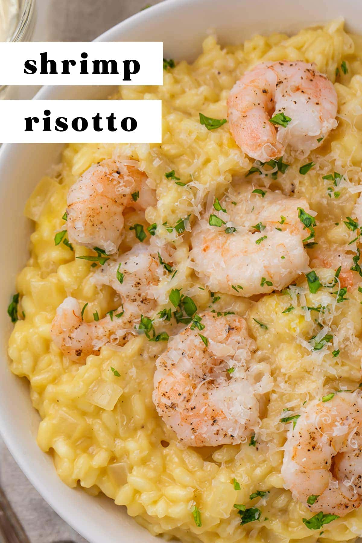 Creamy Shrimp Risotto with Parmesan - 40 Aprons