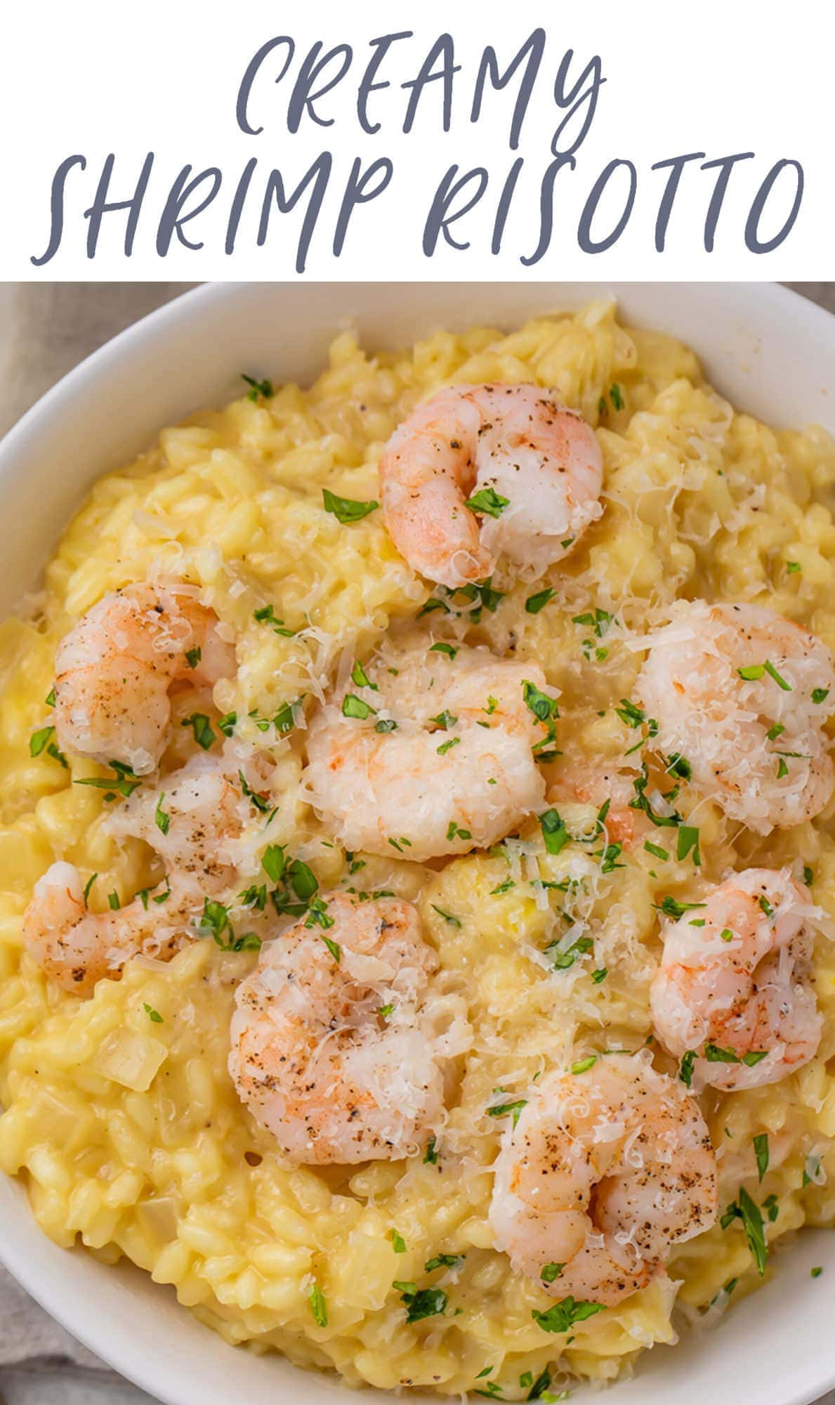 Creamy Shrimp Risotto with Parmesan 40 Aprons