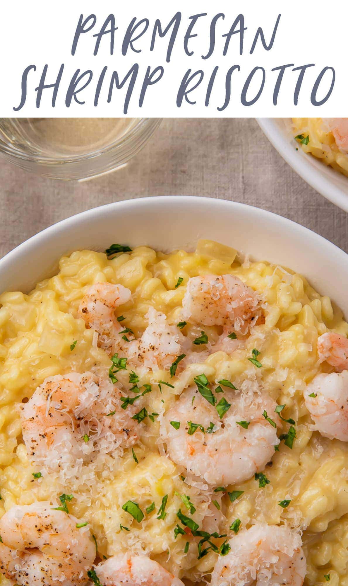 Creamy Shrimp Risotto with Parmesan - 40 Aprons