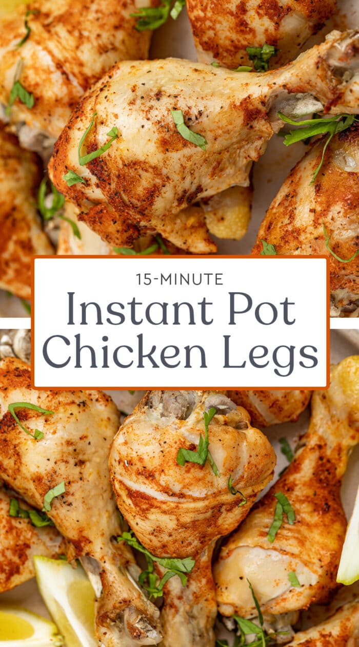 Instant Pot Chicken Legs - Binnys Easy Recipes