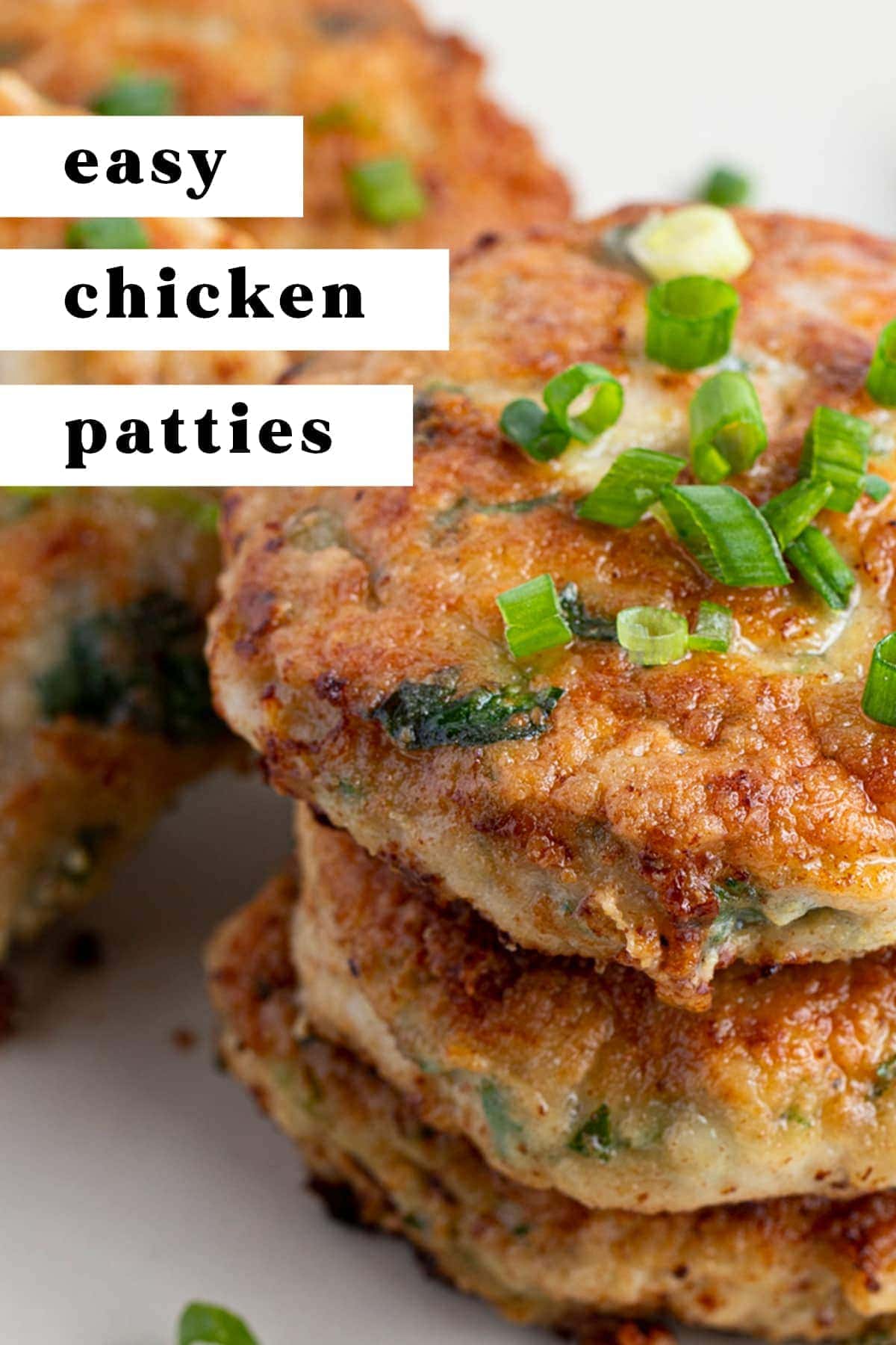 Pan-Fried Chicken Patties - 40 Aprons