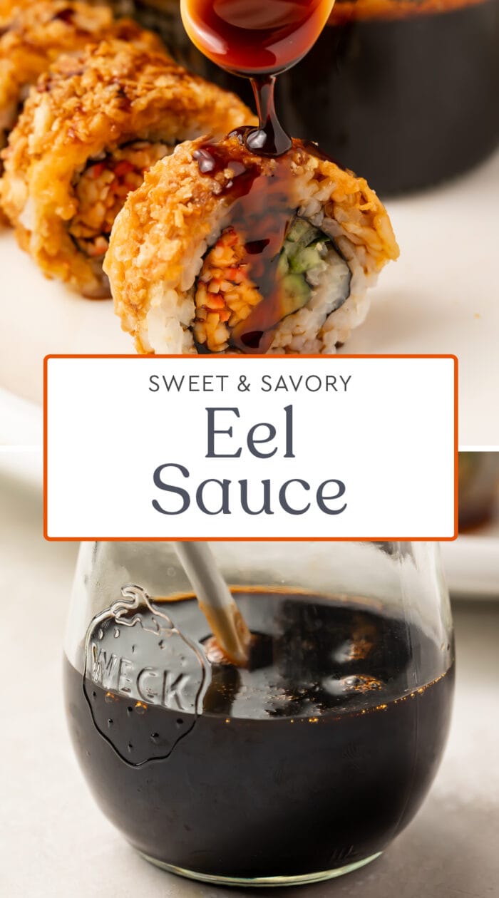 Pin graphic for eel sauce
