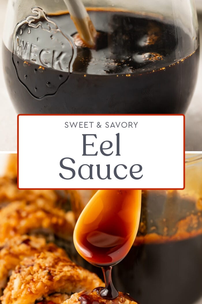 Pin graphic for eel sauce