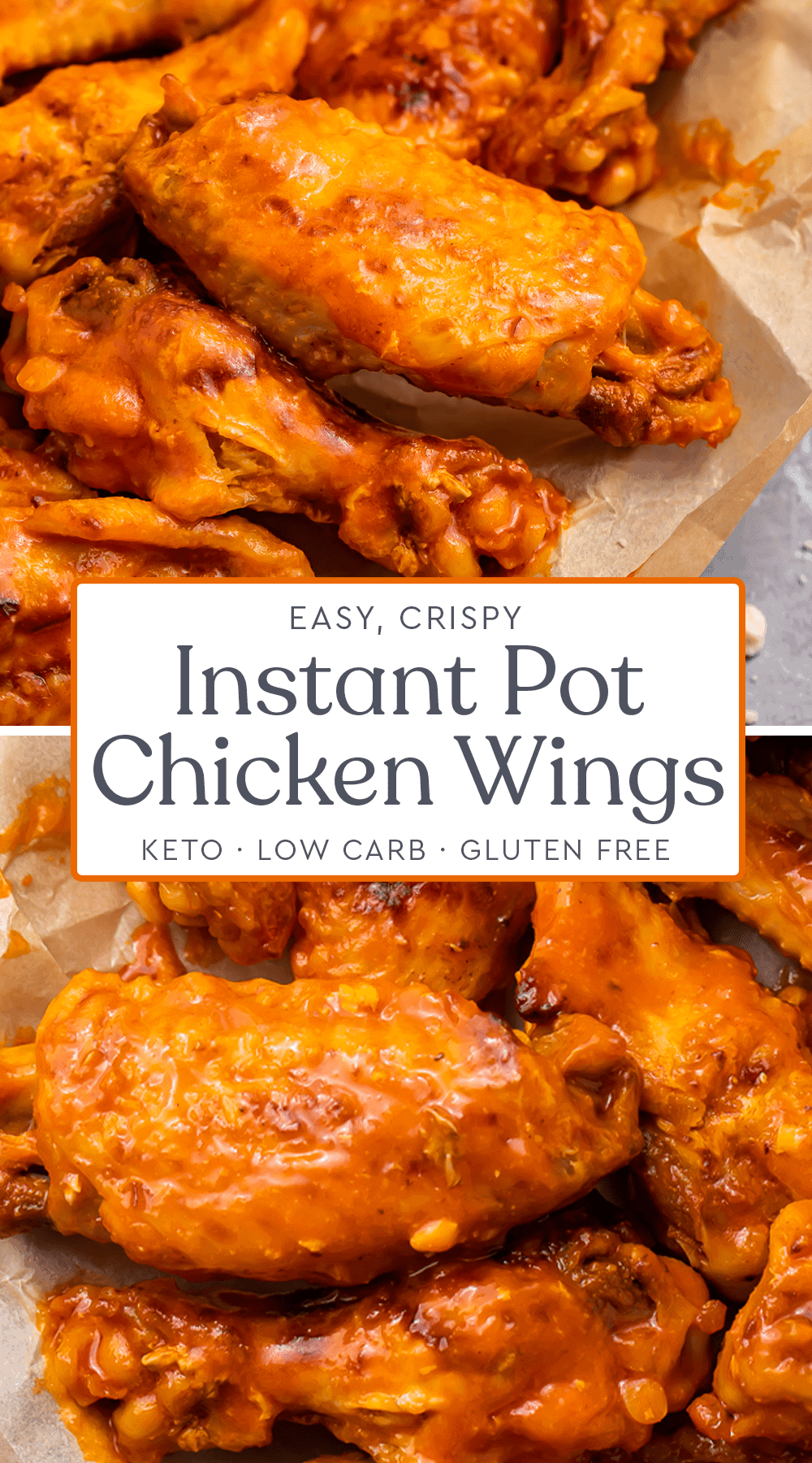 Instant Pot Chicken Wings (Low Carb, Keto) - 40 Aprons