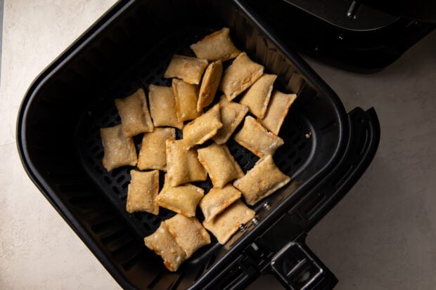 Pizza rolls in the air fryer basket