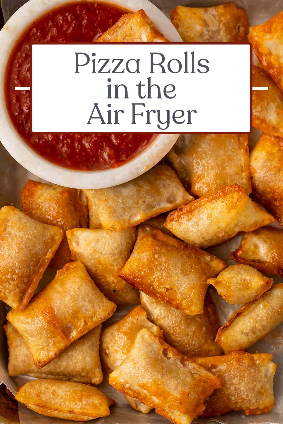 Perfectly Cooked Pizza Rolls in the Air Fryer - 40 Aprons