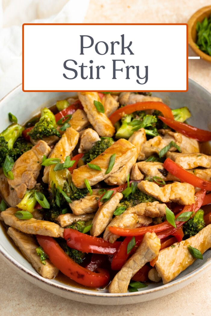 Easy Pork Stir Fry - My Kitchen Serenity