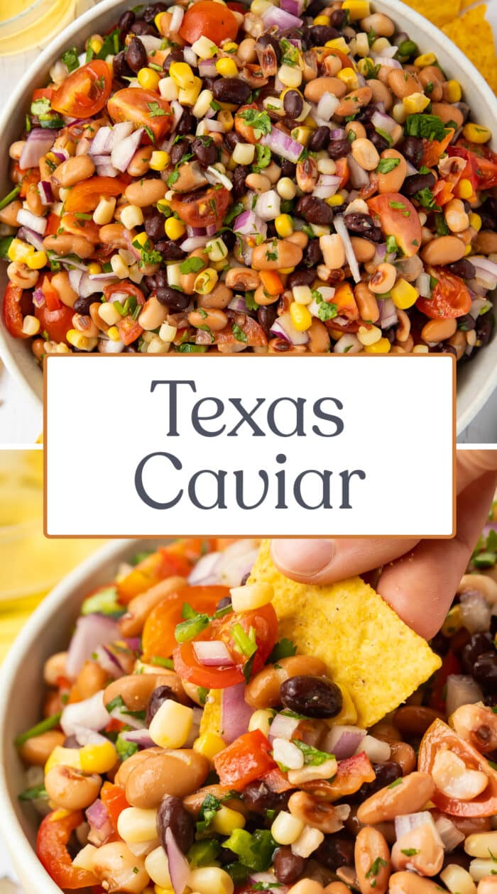 Pin graphic for Texas caviar