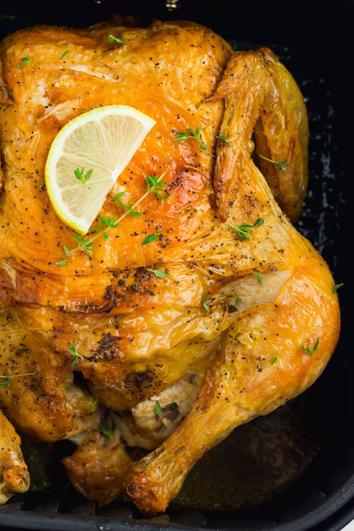 Simple and Easy Air Fryer Whole Chicken - 40 Aprons