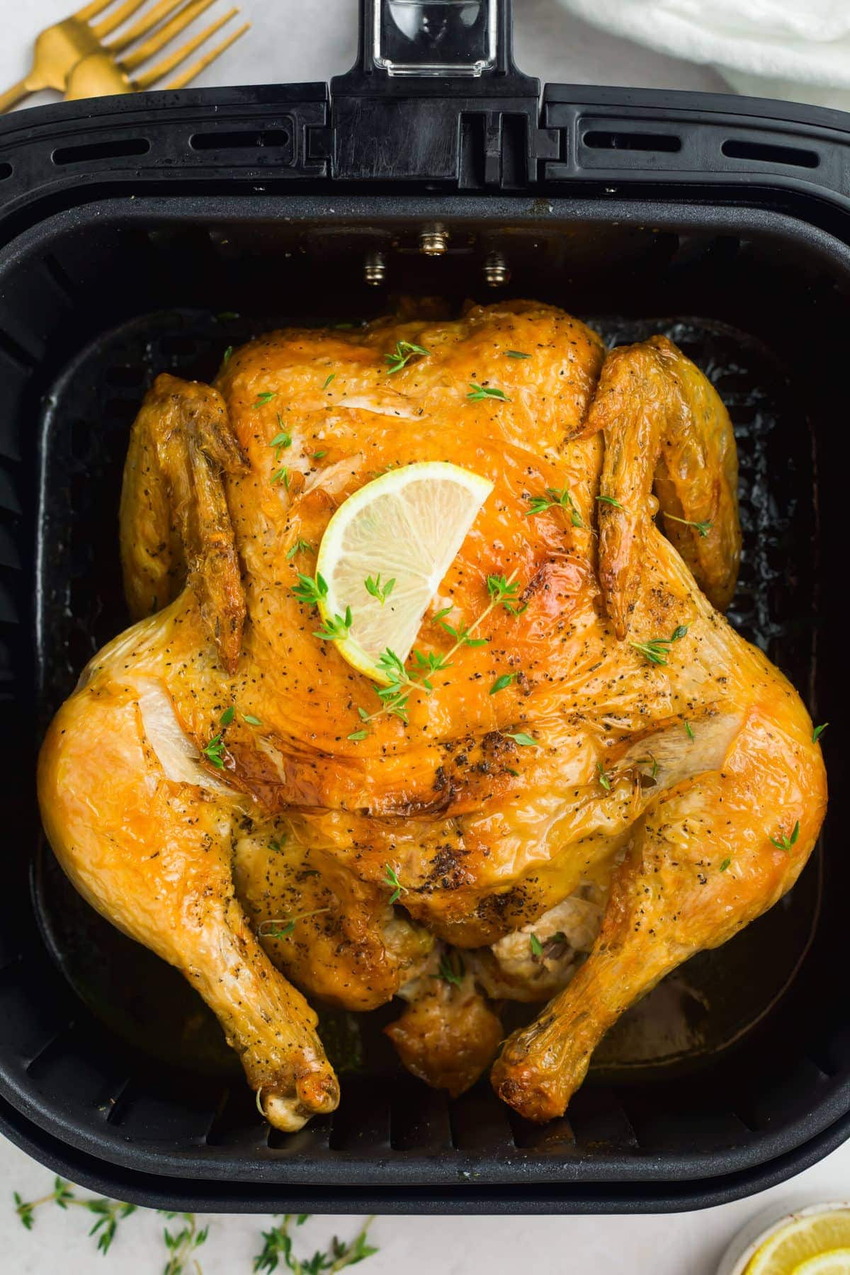 Easy Air Fryer Whole Chicken