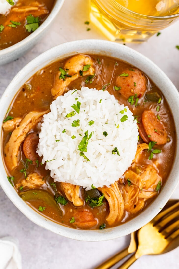 Chicken And Sausage Gumbo 40 Aprons   Chicken Sausage Gumbo 7 Scaled 730x1095 