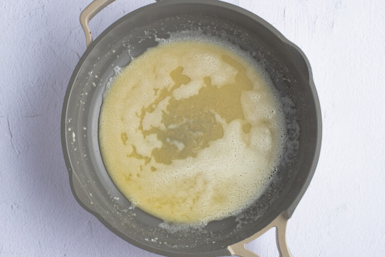 Roux in large skillet