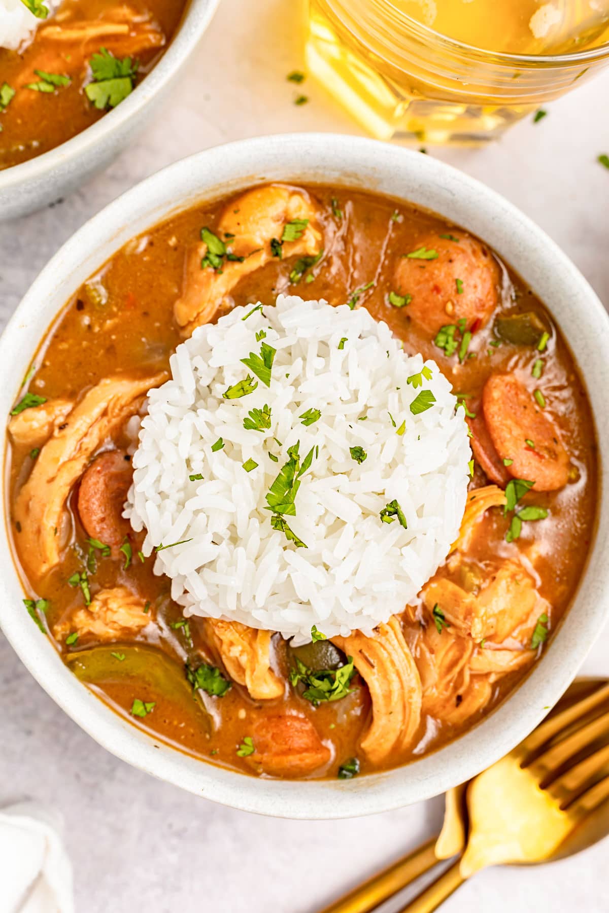 Chicken Sausage Gumbo Soup - The Whole Cook