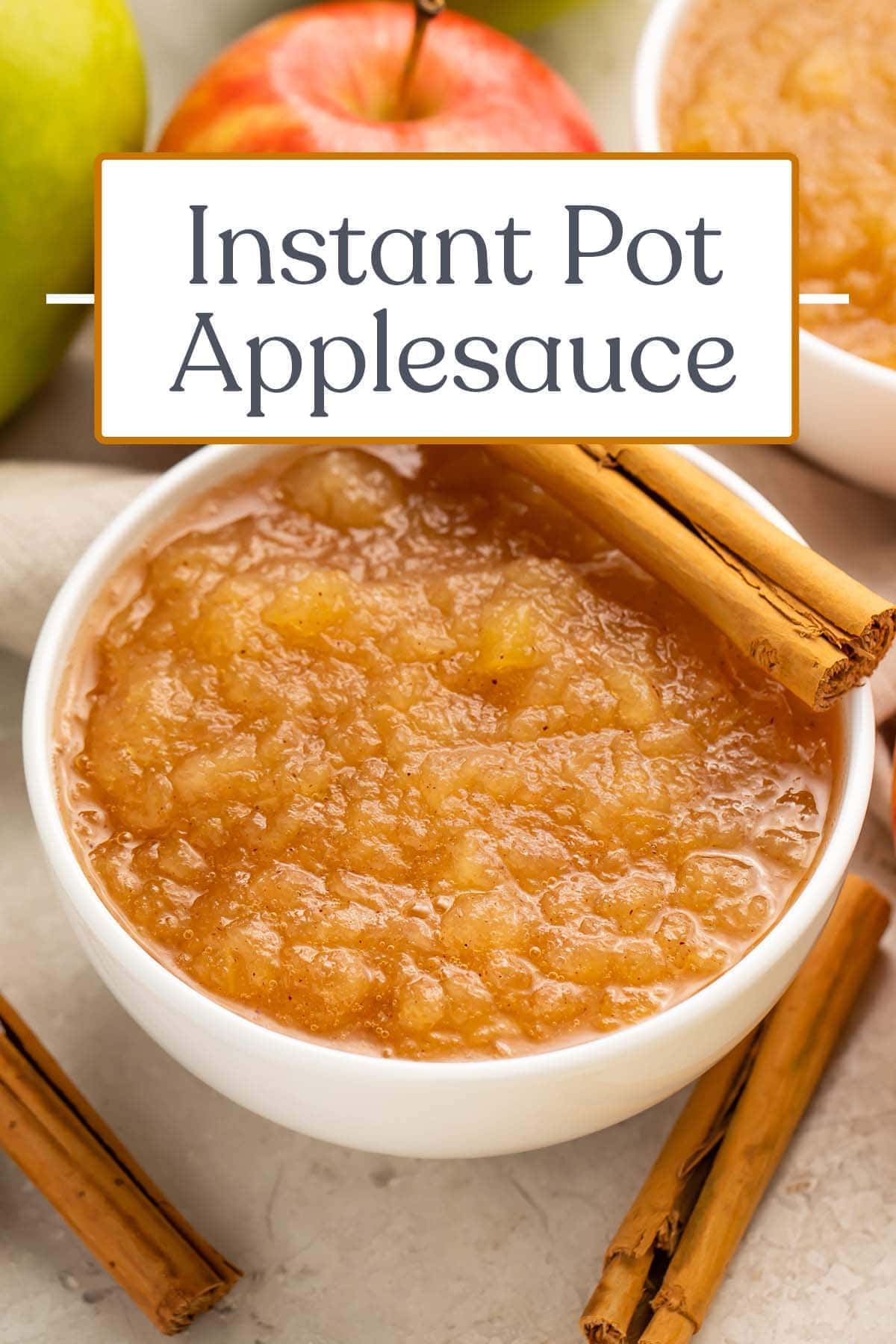Instant Pot Applesauce - 40 Aprons