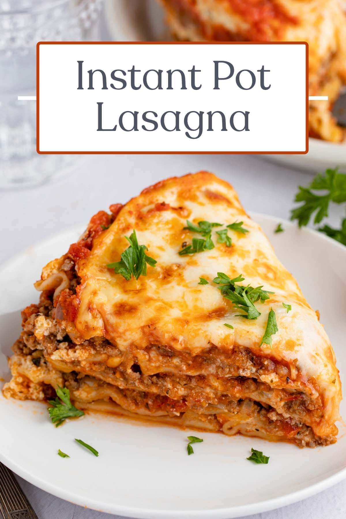 Instant Pot Lasagna - 40 Aprons