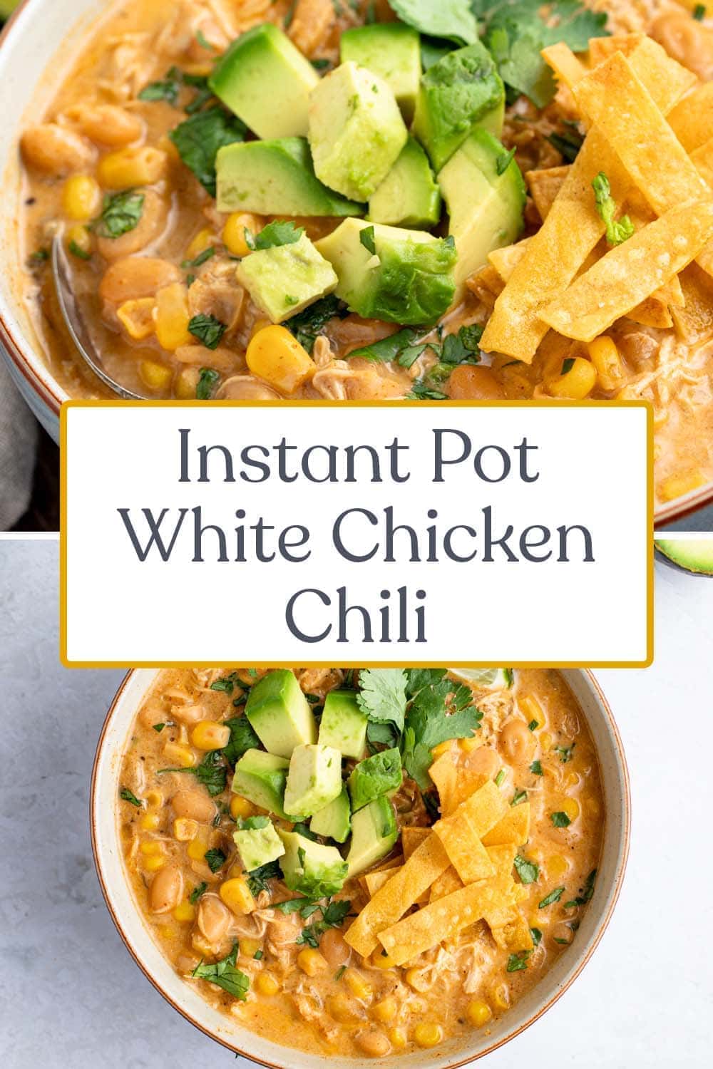 Instant Pot White Chicken Chili - 40 Aprons