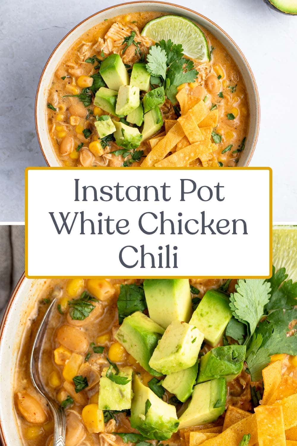 Instant Pot White Chicken Chili - 40 Aprons